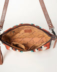 ADBG936 American Darling Saddle Blanket Genuine Leather Women Bag Western Handbag Purse