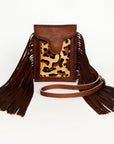 American Darling Hair On Genuine Leather Women Bag Western Handbag Purse