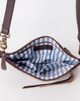 Ohlay Bags KBK117 Clutch Hand Tooled Hair-On Genuine Leather Women Bag Western Handbag Purse