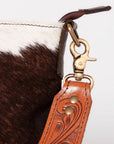 OHLAY KBK118 HOBO Hand Tooled Hair-on Genuine Leather women bag western handbag purse