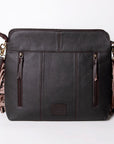 Ohlay Bags KBA101 Cross Body I Hand Tooled Hair-On Genuine Leather Women Bag Western Handbag Purse