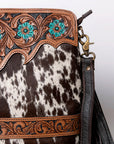 Ohlay Bags KBA120 Cross Body I Hand Tooled Hair-On Genuine Leather Women Bag Western Handbag Purse