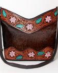 OHLAY KBA122 HOBO Hand Tooled Hair-on Genuine Leather women bag western handbag purse
