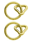 Hilason 1 Inch Loop 1/4 Ring Brass Plt. – Hilason