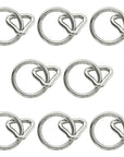 Hilason 1Inch Loop 1 1/4 Inch Ring Nickel Plt. – Hilason