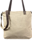 OHLAY KB369 TOTE Upcycled Wool Upcycled Canvas Genuine Leather women bag western handbag purse