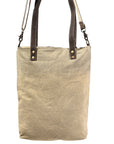 OHLAY KB380 TOTE Upcycled Wool Upcycled Canvas Genuine Leather women bag western handbag purse