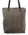 OHLAY KB386 TOTE Hand Tooled Upcycled Wool Upcycled Canvas Genuine Leather women bag western handbag purse