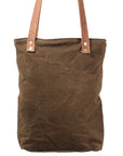 OHLAY KB394 TOTE Hand Tooled Upcycled Wool Upcycled Canvas Genuine Leather women bag western handbag purse