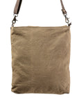OHLAY MESSENGER Upcycled Wool Upcycled Canvas Genuine Leather women bag western handbag purse