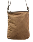 OHLAY MESSENGER Upcycled Wool Upcycled Canvas Genuine Leather women bag western handbag purse