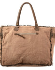 OHLAY KB408 TOTE Upcycled Canvas Genuine Leather women bag western handbag purse