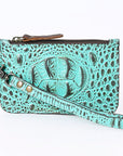 American Darling Crocodile Embossed Genuine Leather Women Bag Western Handbag Purse
