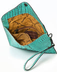 American Darling Crocodile Embossed Genuine Leather Women Bag Western Handbag Purse