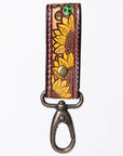 American Darling ADKR210I Hand Tooled Carved Genuine Leather Keyring