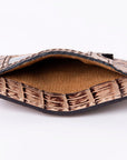 American Darling Crocodile Embossed Genuine Leather Women Bag Western Handbag Purse
