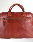 Spaghetti Western Swc409Cg Briefcase Vintage Handmade Drum Dyed Genuine European Cowhide Leather Women Bag Western Handbag Purse