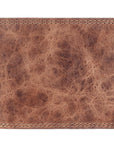 Spaghetti Western Swc462Ltbrn Wallet Vintage Handmade Drum Dyed Genuine European Cowhide Leather Women Bag Western Handbag Purse