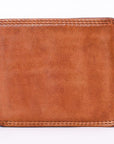 Spaghetti Western Swc449Cg Wallet Vintage Handmade Drum Dyed Genuine European Cowhide Leather Women Bag Western Handbag Purse