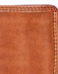 Spaghetti Western Swc449Cg Wallet Vintage Handmade Drum Dyed Genuine European Cowhide Leather Women Bag Western Handbag Purse