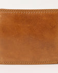 Spaghetti Western Swc450Tan Wallet Vintage Handmade Drum Dyed Genuine European Cowhide Leather Women Bag Western Handbag Purse