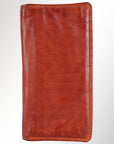 Spaghetti Western Swc437Cg Card-Holder Vintage Handmade Drum Dyed Genuine European Cowhide Leather Women Bag Western Handbag Purse
