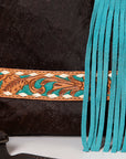 OHLAY KBG174 HOBO Hand Tooled Hair-on Genuine Leather women bag western handbag purse