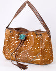 American Darling Bucket Hair on Genuine Leather Western Women Bag Handbag Purse | Travel Bags College Casual