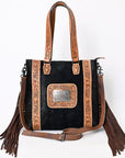 American Darling ADBG993 Tote Hand Tooled Genuine Leather Women Bag Western Handbag Purse