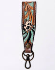 American Darling ADWSF126A Hand Tooled Genuine Leather Handle Strap