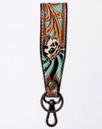 American Darling Hand Tooled Genuine Leather Handle Strap for Wristlet Bag Phone Wrist Keychain Wallet Purse Clutch Cellphone