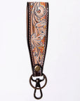 American Darling ADWSF126H Hand Tooled Genuine Leather Handle Strap For Wristlet Bags