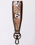 American Darling ADWSF126A Hand Tooled Genuine Leather Handle Strap