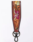 American Darling ADWSF126A Hand Tooled Genuine Leather Handle Strap