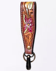 American Darling ADWSF126A Hand Tooled Genuine Leather Handle Strap