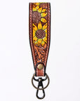 American Darling ADWSF126L Hand Tooled Genuine Leather Handle Strap For Wristlet Bags