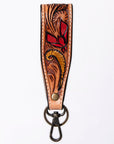 American Darling Hand Tooled Genuine Leather Handle Strap for Wristlet Bag Phone Wrist Keychain Wallet Purse Clutch Cellphone