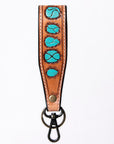 American Darling ADWSF126A Hand Tooled Genuine Leather Handle Strap