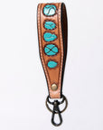 American Darling ADWSF126A Hand Tooled Genuine Leather Handle Strap
