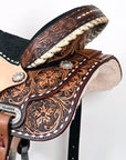 Flex Tree Western Horse Saddle American Leather Barrel Trail Hilason