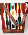 American Darling ADBG999 Large Crossbody Saddle Blanket Genuine Leather Women Bag Western Handbag Purse
