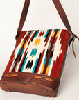 American Darling ADBG999 Large Crossbody Saddle Blanket Genuine Leather Women Bag Western Handbag Purse