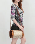 American Darling Duffel Bag for Women, Hand Tooled Floral Leather Western Bag, Full Grain Vegetable-Tanned with YKK Zipper