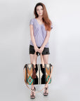 American Darling Tote Saddle Blanket Genuine Leather Women Bag Western Handbag Purse