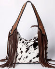 American Darling Hobo Hand Tooled Hair-On Genuine Leather Women Bag Western Handbag Purse