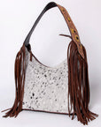 American Darling Hobo Hand Tooled Hair-On Genuine Leather Women Bag Western Handbag Purse