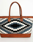 American Darling ADBGZ650 Tote Saddle Blanket Genuine Leather Women Bag Western Handbag Purse