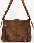American Darling ADBGZ664 Hobo Hand Tooled Genuine Leather Women Bag Western Handbag Purse