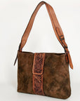 American Darling ADBGZ664 Hobo Hand Tooled Genuine Leather Women Bag Western Handbag Purse