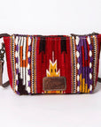 American Darling Cross Body Saddle Blanket Genuine Leather women bag western handbag purse